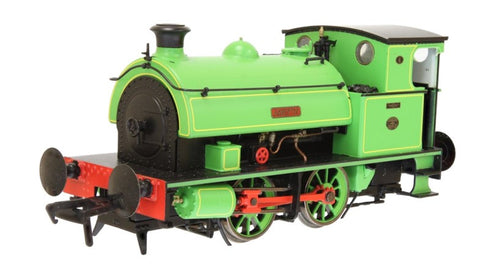 *HL 0-4-0 4 'Asbestos' Green Lined Yellow (DCC-Sound)
