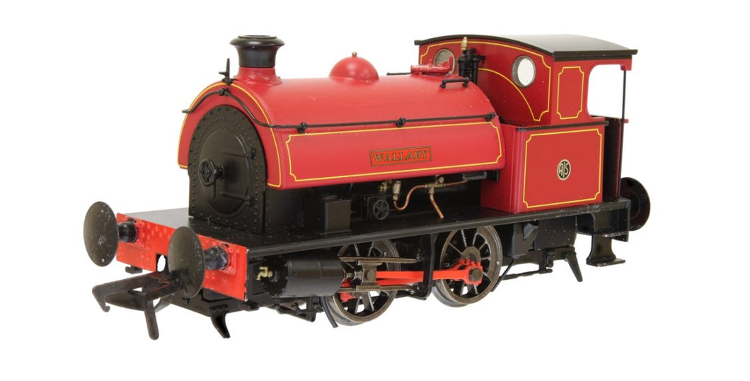 *HL 0-4-0 'Wallaby' Australian Iron Steel Blue (DCC-Sound)