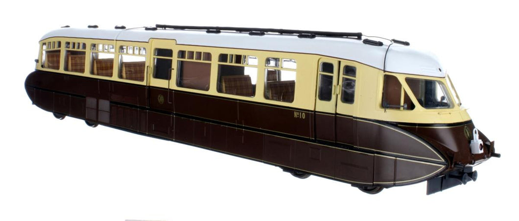 Streamlined Diesel Railcar 12 GWR Monogram (DCC-Fitted)