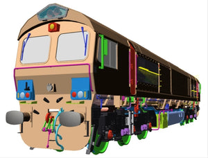 Class 66 001 EWS (DCC-Fitted)