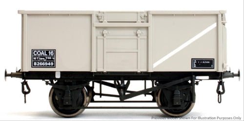 16t Steel Mineral Wagon Welded BR Grey B165893 Coal 16