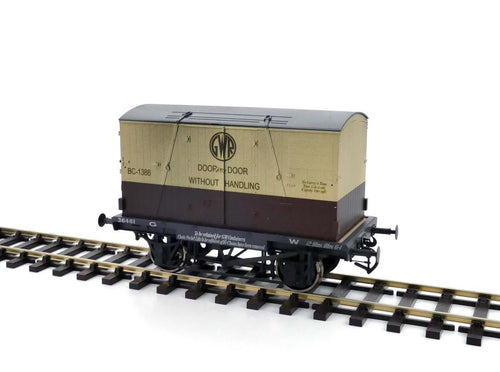 *Conflat GWR & 3 Door Container BC-1386 Weathered