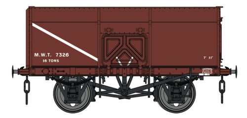 *14t Slope Sided Mineral Wagon Bauxite MWT 7326