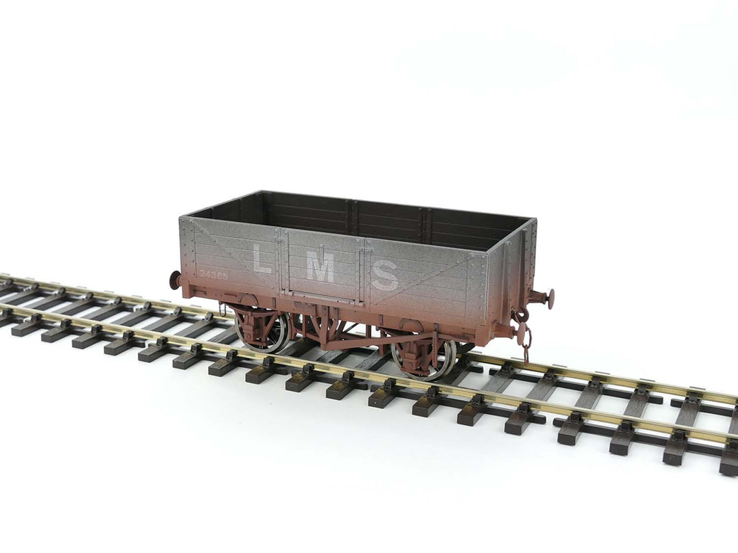 5 Plank Wagon LMS 24365 Weathered