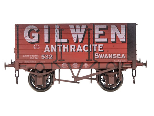 *7 Plank Wagon 9' Wheelbase Gilwen 532 Weathered
