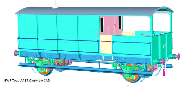 *Toad 20t Brake Van (Diagram AA15) GWR Grey 56683