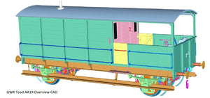 *Toad 20t Brake Van (Diagram AA19) GWR Grey 114925