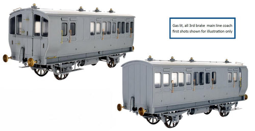 Stroudley 4whl Suburban Brake 3rd 918 Lit (DCC-Fitted)