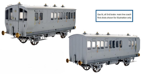 Stroudley 4whl Mainline Brake 3rd 1032 Lit (DCC-Fitted)