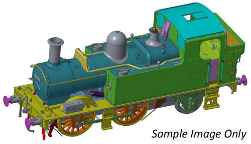 *14xx Class Unnumbered BR Lined Late Green (DCC-Fitted)