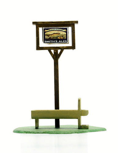 Kitmaster Pub Sign & Horse Trough Kit