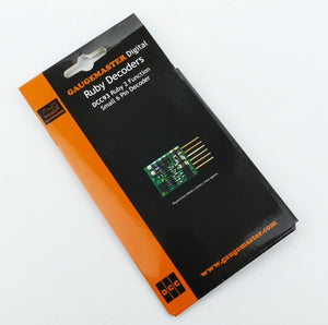 Ruby Series 2fn Small DCC Decoder 6 Pin - Gaugemaster DCC - C93