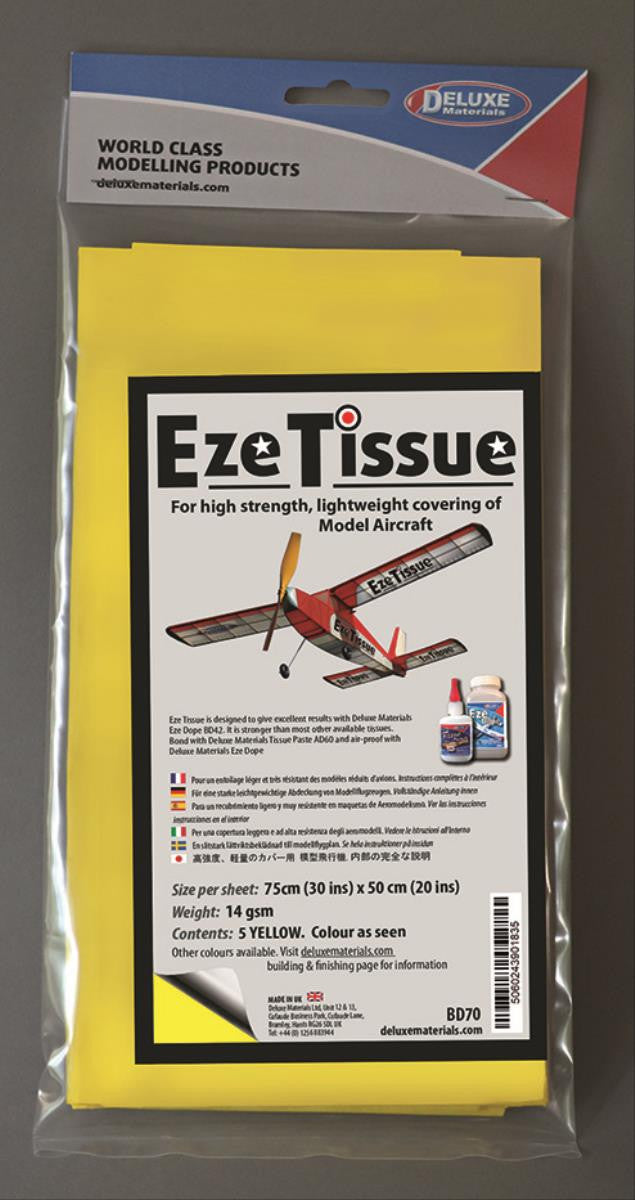 Eze Tissue Yellow (5) - Deluxe Materials - BD-70