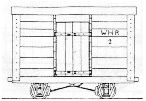 Welsh Highland Railway 4 Wheel Van No.2 Kit