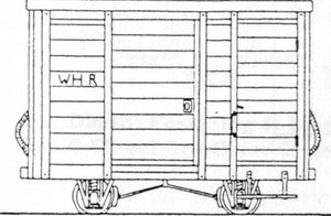 Welsh Highland Railway 4 Wheel Goods Brake Van Kit