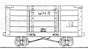 Welsh Highland Railway 4 Wheel 4t Mineral Wagon Kit