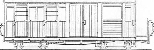 Festiniog Railway Bogie Luggage Brake/3rd Coach No.10 Kit