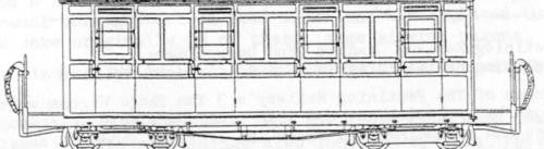 Festiniog Style 4 Compartment Panelled Comp Bogie Coach Kit