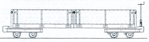 Hudson Steel Dropside Bogie Wagon Kit