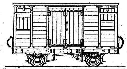 Tralee and Dingle Railway Covered Cattle and Goods Van Kit