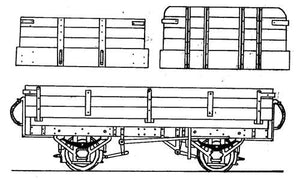 Irish NG Open Goods Wagon Kit