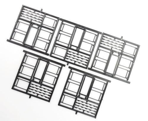Black Architraves/Window Surrounds for Town Houses (5) Kit