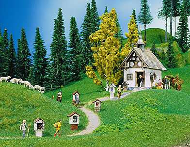 Chapel with Wayside Crosses Kit II