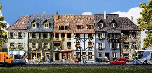 Low Relief Houses (6) Kit II