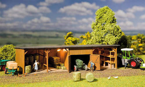 Hay Bale Store with Workshop Kit III