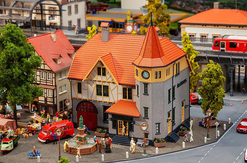 PRE ORDER - Town Hall w/Fire Brigade Garage Kit II