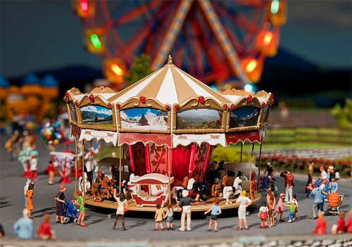 Childrens Merry Go Round Fairground Kit with Motor IV