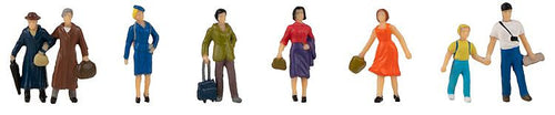 PRE ORDER - Waiting Passengers (8) Figure Set