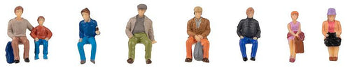 PRE ORDER - Seated Travellers (8) Figure Set