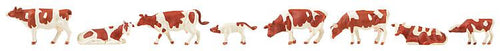 Cows Brown/White (8) Figure Set