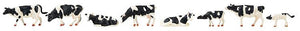 Cows Black/White (8) Figure Set