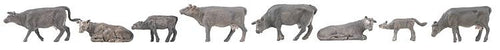 Mountainous Cows (8) Figure Set