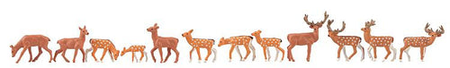 Red Deer (12) Figure Set