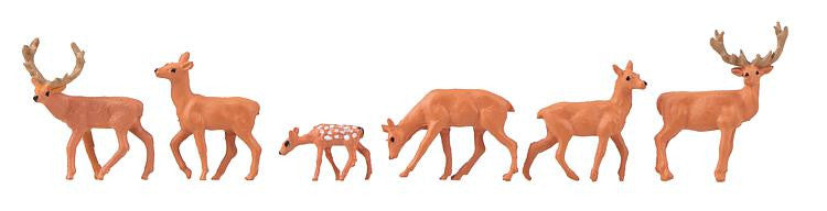 Red Deer (6) Figure Set