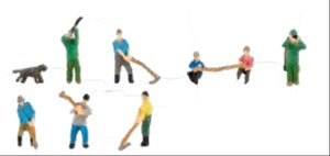PRE ORDER - Forestry Workers & Hunters (9) Figure Set