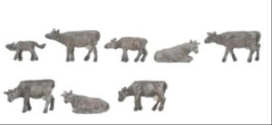 PRE ORDER - Mountain Cows (8) Figure Set