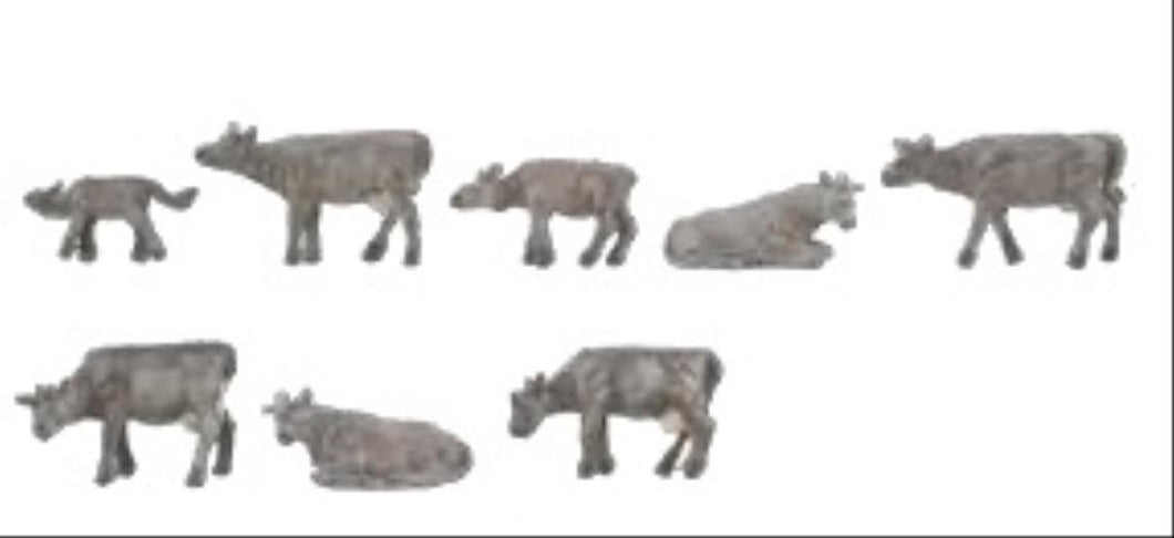 PRE ORDER - Mountain Cows (8) Figure Set