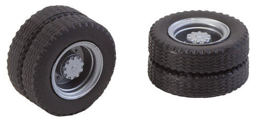 Car System Two Wheels Twin Tyres and Lorry Rims