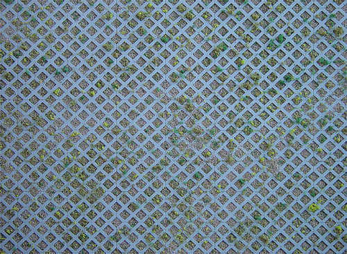 Diamond Perforated Bricks with Grass Wall Card 250x125mm