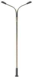 Double Neck Curved Arm Modern LED Street Lamp