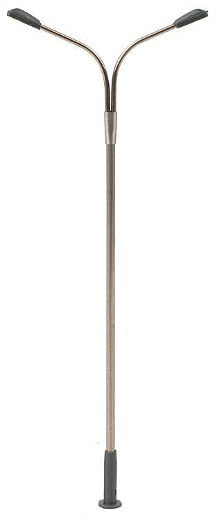 Double Neck Curved Arm Modern LED Street Lamp