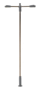 Double Neck Straight Arm Modern LED Street Lamp
