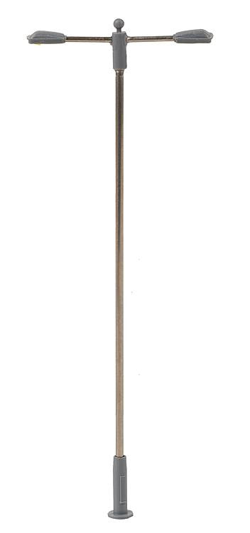 Double Neck Straight Arm Modern LED Street Lamp
