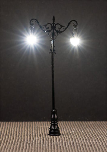 PRE ORDER - LED Ornate Suspended Ball-Style Double Arm Lamp 75mm