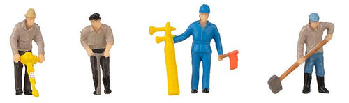 PRE ORDER - Track Workers (4) with Sound Effects Module