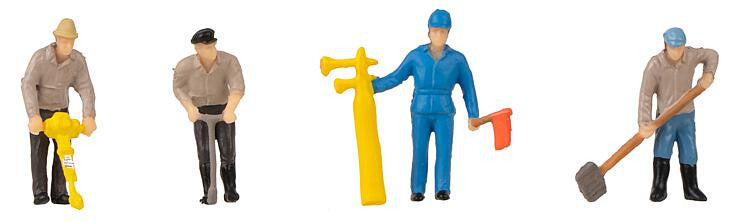 PRE ORDER - Track Workers (4) with Sound Effects Module